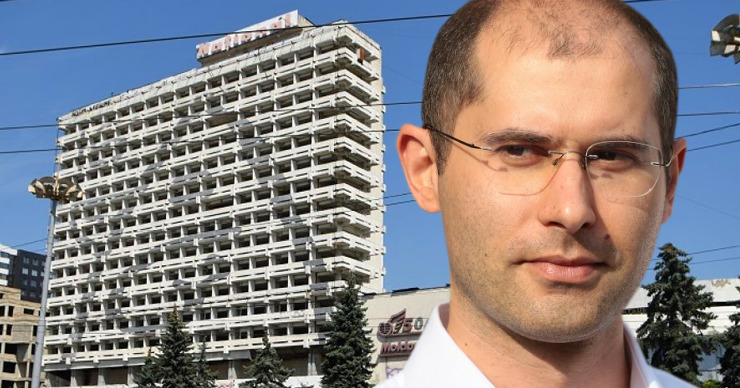 Тофилат о гостинице "Националь": Фирма связана с Андронаки. Коллаж: Point.md