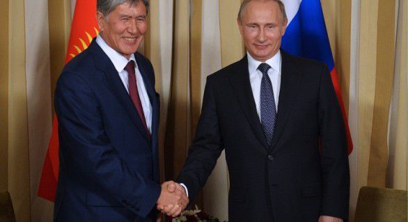 Putin s-a deplasat luni la Sankt Petersburg, acolo unde se desfășoară o întâlnire cu omologul său kârgâz Almazbek Atambaiev. Foto: independent.md