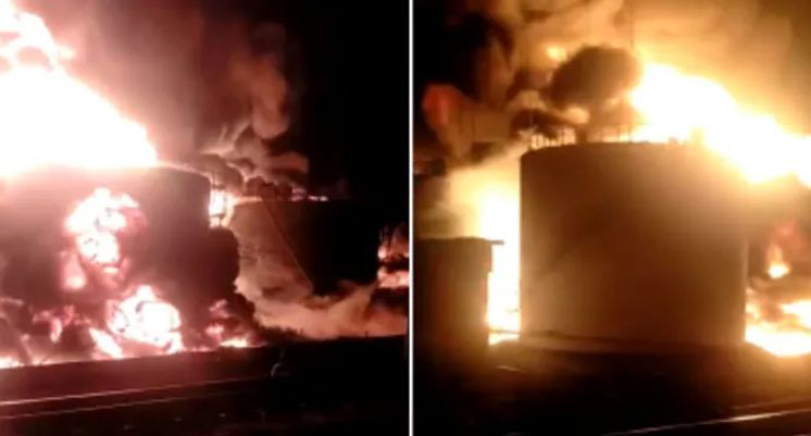 В Василькове удалось спасти дизельное горючее и газ.