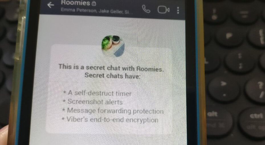 Viber запретит делать скриншоты в «секретных чатах».