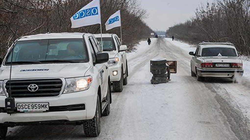 Un membru al misiunii OSCE în estul Ucrainei a decedat în urma exploziei unei mine. Foto: twitter