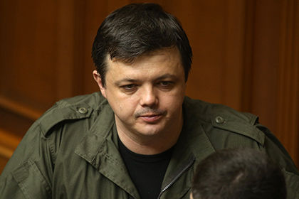 Депутат Верховной Рады Украины и бывший командир добровольческого батальона «Донбасс» Семен Семенченко. 