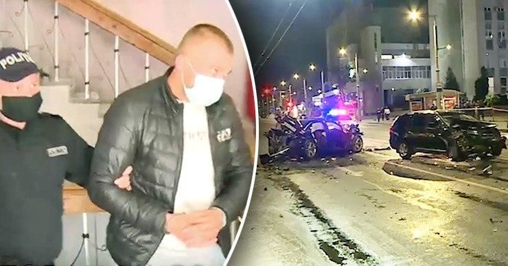 Автомобилиста, спровоцировавшего ДТП в центре столицы, арестовали на 30 суток. Коллаж: Point.md.