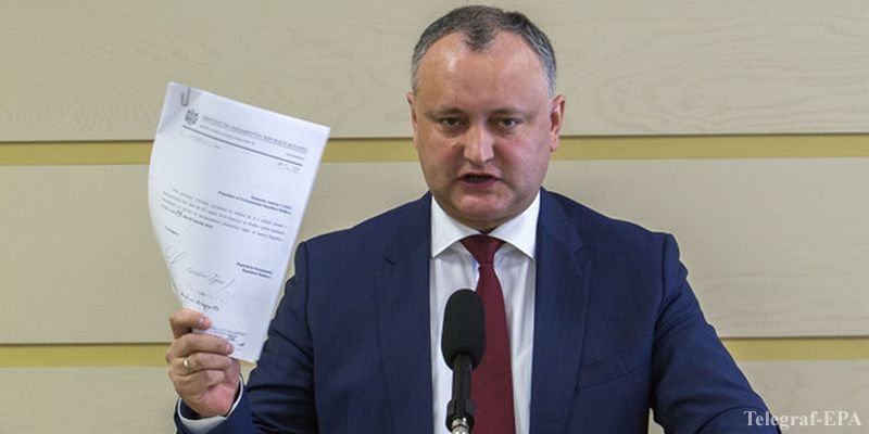 Президент Игорь Додон.