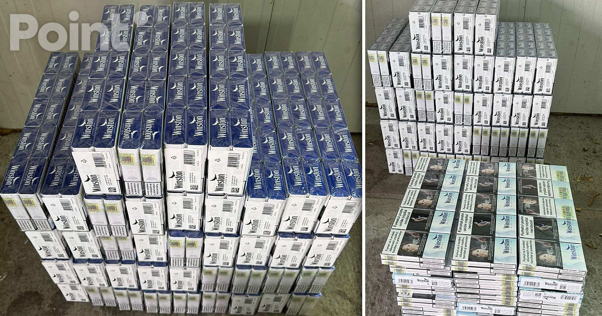 Два гражданина Молдовы пойманы с более чем 4 000 пачек контрабандных сигарет.