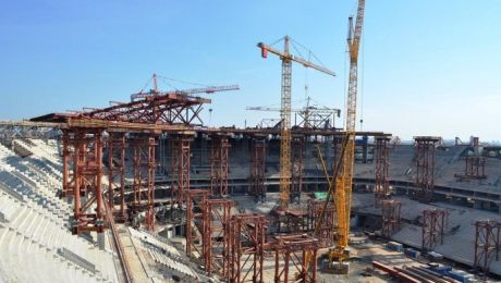 Федерация футбола готова внести свою лепту в строительство национального стадиона.