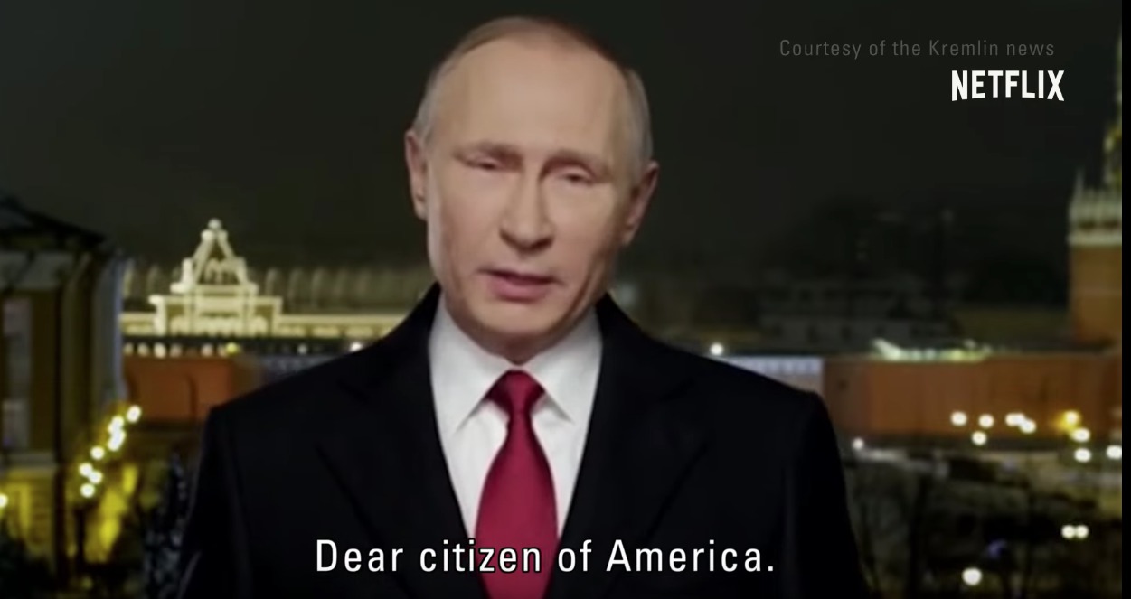 Путин поздравил жителей США с Новым годом в ролике «Чёрного зеркала».