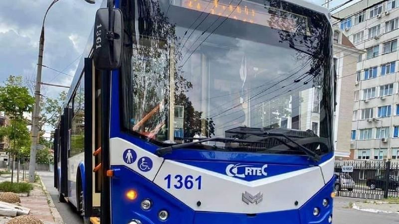 В Кишинев прибыла партия из 8 троллейбусов последнего поколения.