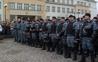 Личный состав спецподразделения Беркут Закарпатской области насчитывает 59 бойцов.