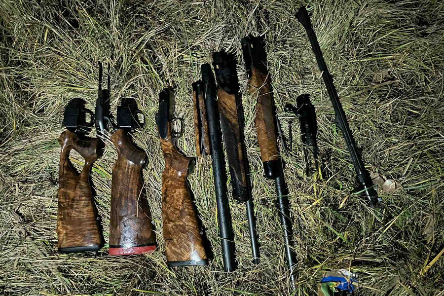 Гражданин Молдовы задержан при попытке ввезти в страну три ружья.