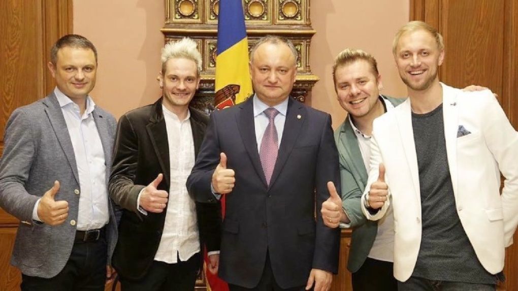 Dodon: „Pentru noi, voi sunteți cei mai buni”. Foto: președinte.md