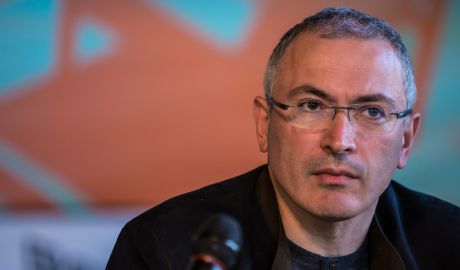 Fondatorul mișcării „Rusia deschisă”, fost co-proprietar al YUKOS, Mihail Hodorkovski.