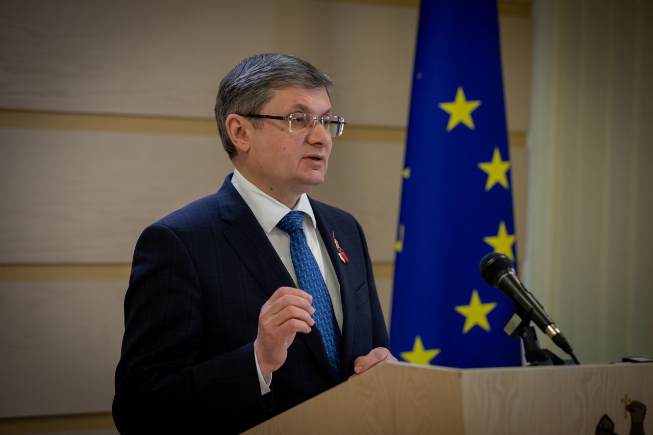 Спикер парламента Игорь Гросу. 