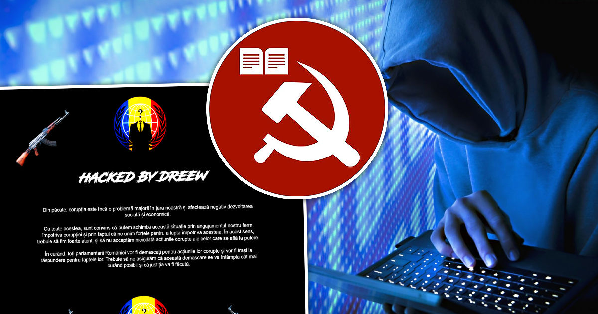 Сайт ПКРМ подвергся хакерской атаке. Коллаж: Point.md