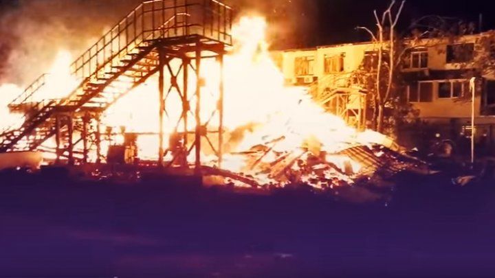 Odesa: Incendiu puternic la o tabără de odihnă. Trei copii, morți