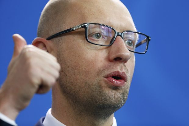 Премьер-министр Украины Арсений Яценюк.