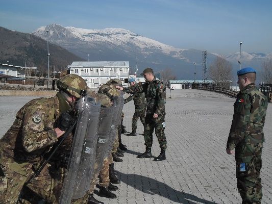 Шестой контингент прибыл в Косово 6 декабря 2016 г. 