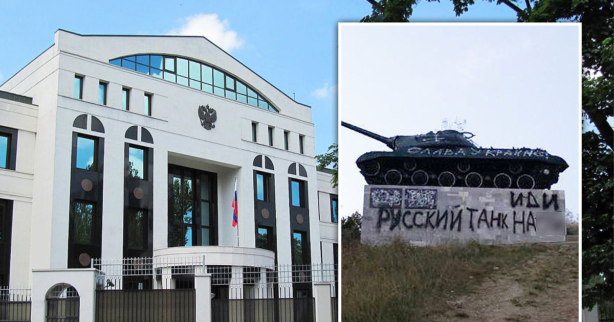 Посольство России об инциденте в Корнештах: Осуждаем новый всплеск истерии. Коллаж: Point.md