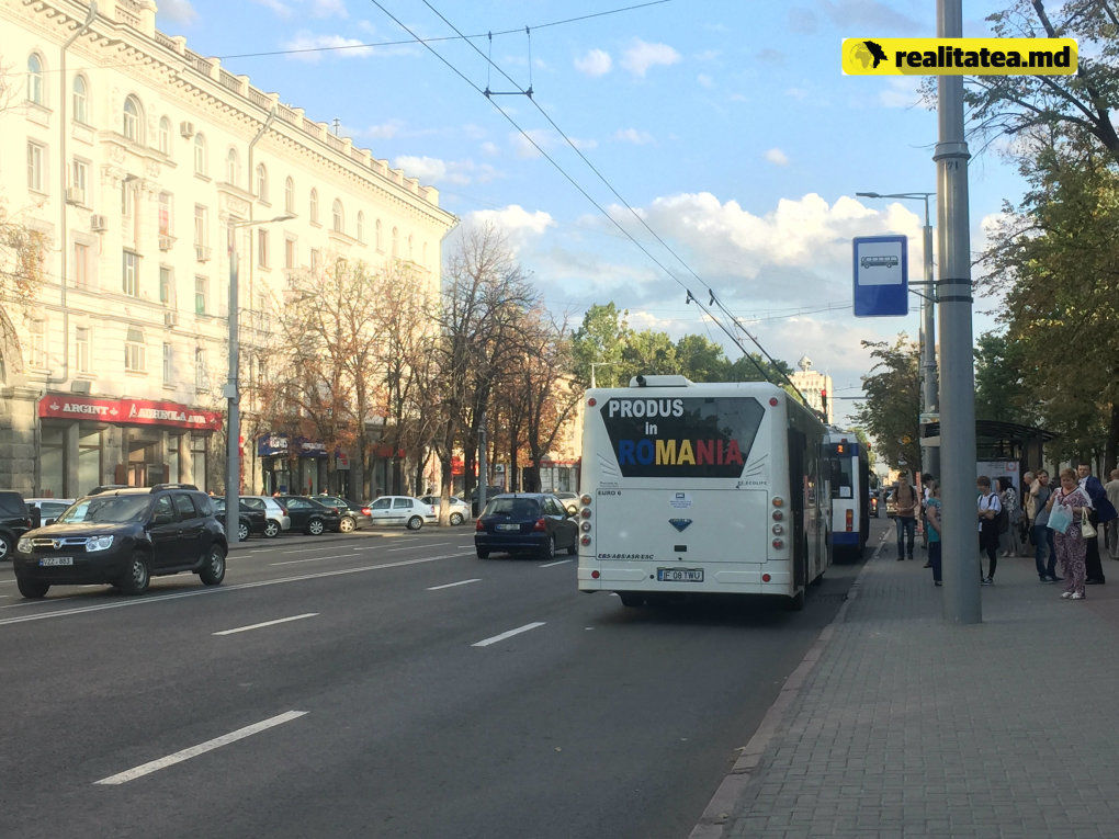 Автобус будет тестироваться в Кишиневе несколько месяцев. Фото: realitatea.md.