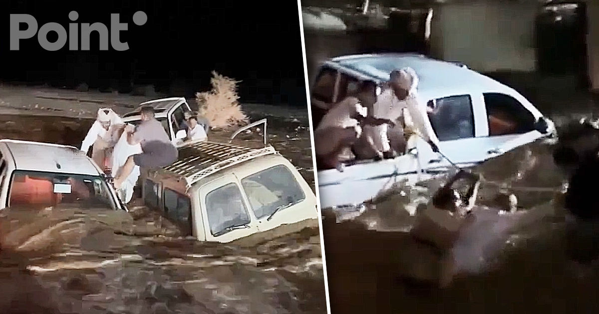 Сильные наводнения обрушились на священный город в Саудовской Аравии.