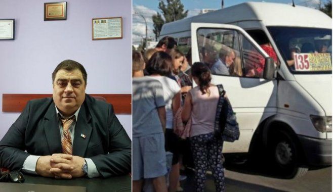 La Truşeni, microbuze pline până la refuz. Ce spune primarul. Foto: timpul.md