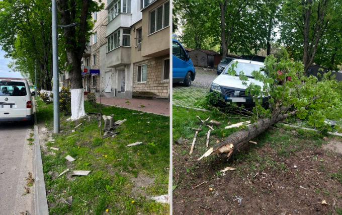 Condiții meteo nefavorabile în Moldova: În mai multe regiuni au fost înregistrate 15 incidente.