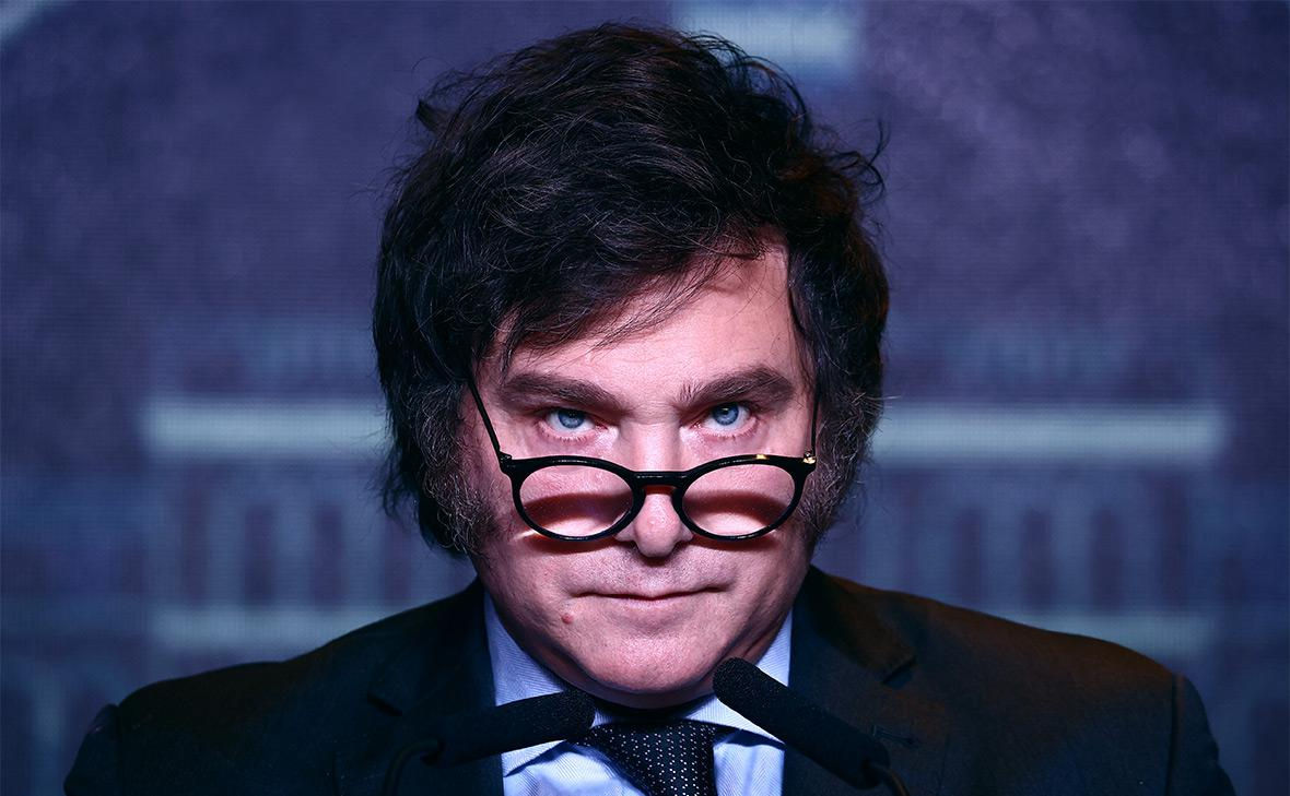 Новый президент Аргентины Хавьер Милей.