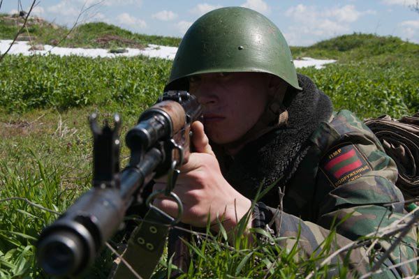 Мотострелковые части вооруженных формирований Приднестровья провели учения.