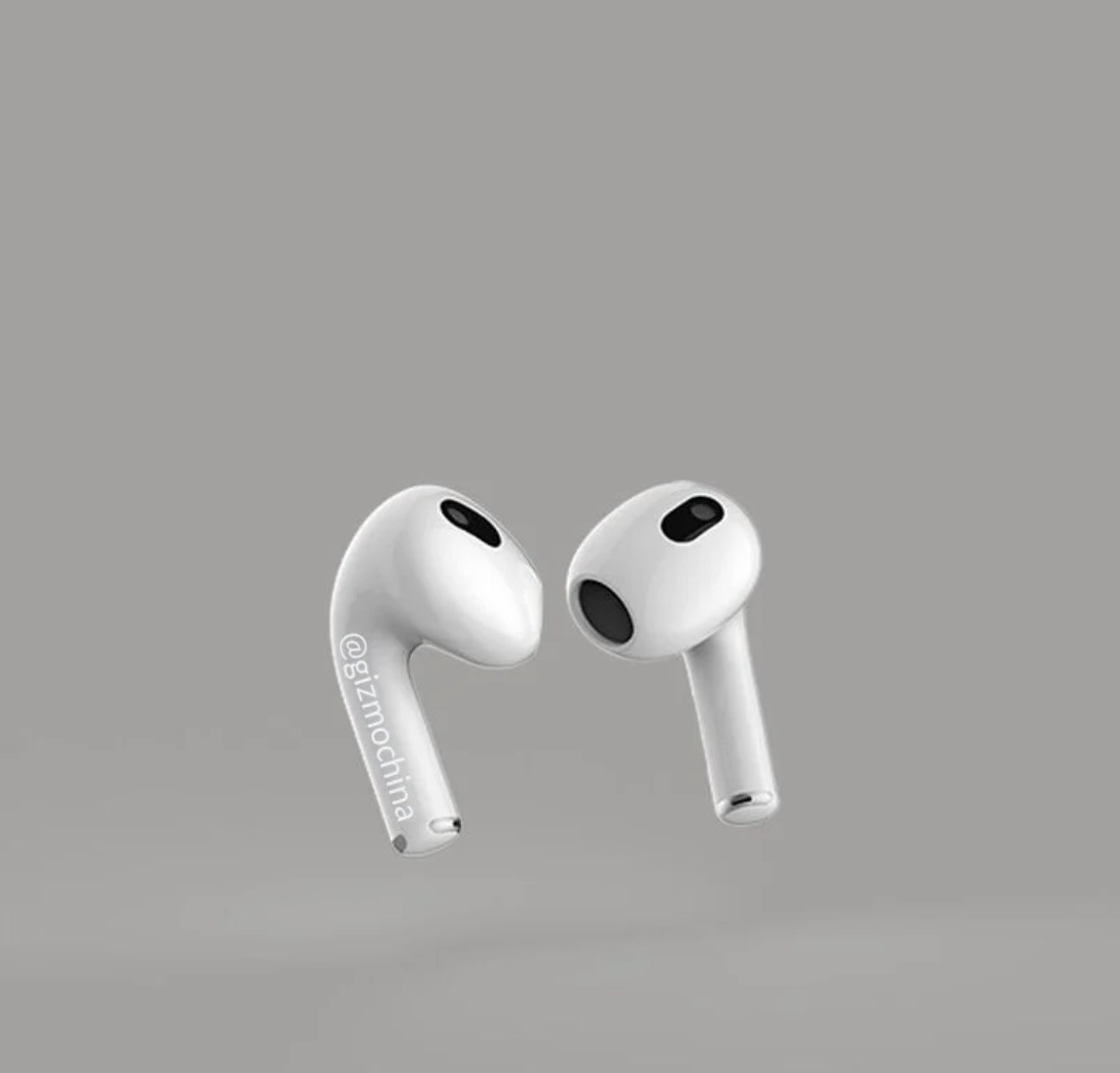 Раскрыт дизайн беспроводных наушников Apple AirPods 3.