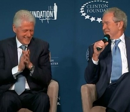 Doi fosti presedinti americani, Bill Clinton si George Walker Bush, au lansat la Washington un nou program scolar.