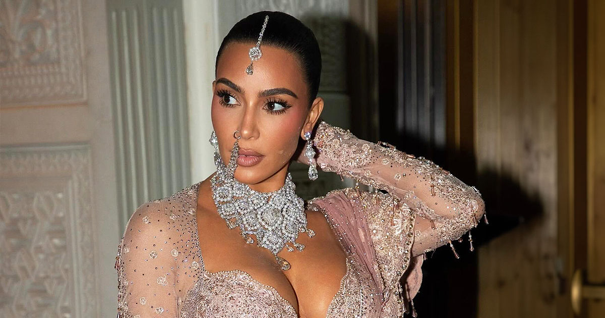 Kim Kardashian a pierdut un diamant uriaș la nunta miliardarilor din India.