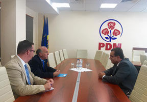 Liderul PDM, Marian Lupu s-a întâlnit cu Ambasadorul SUA în Moldova.