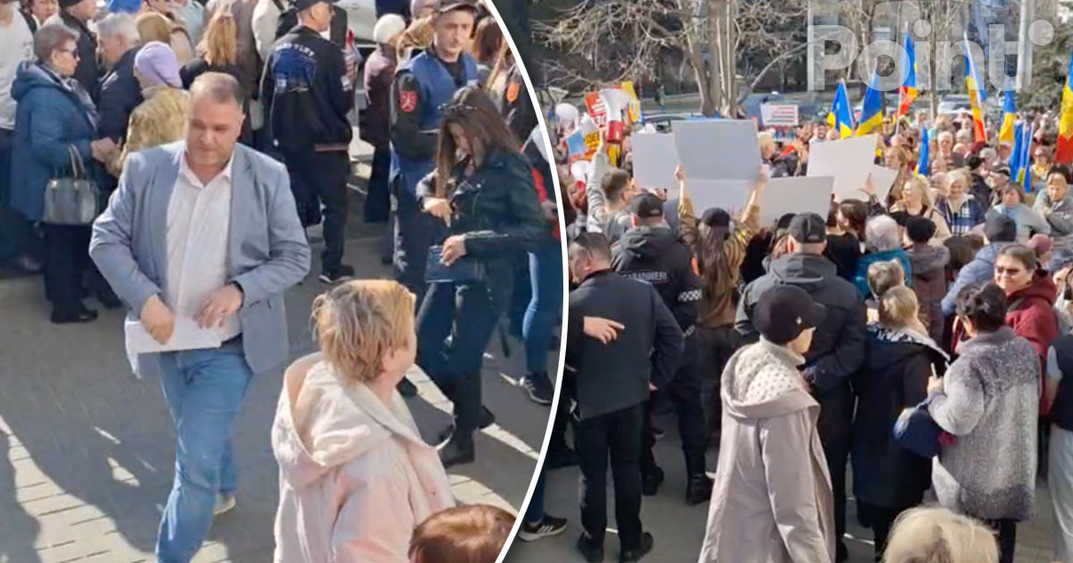 Protest la Judecătoria Buiucani în susţinerea lui Alexandr Nesterovschi.