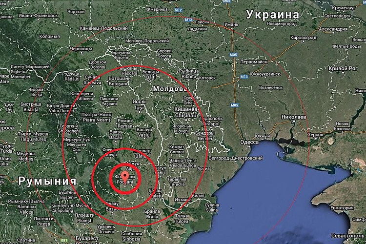 Сегодня, 8 ноября, в Румынии произошло новое землетрясение. Фото: gagauzinfo.md.
