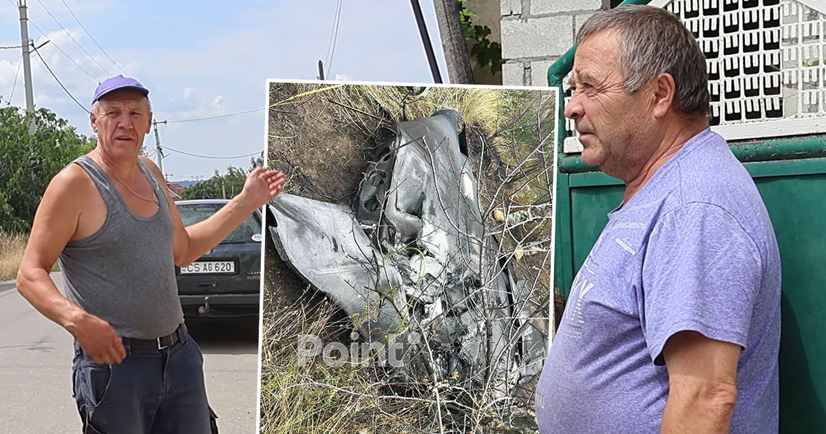 Жители Копанки об упавшем дроне: Он мог рухнуть на дом, и ничего бы не осталось.