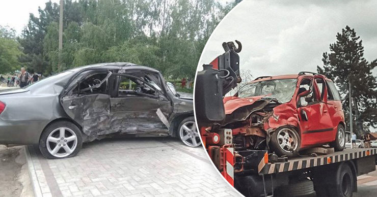 В Слободзейском районе погибли водитель авто и малолетний ребенок в ДТП. Коллаж Point.md.