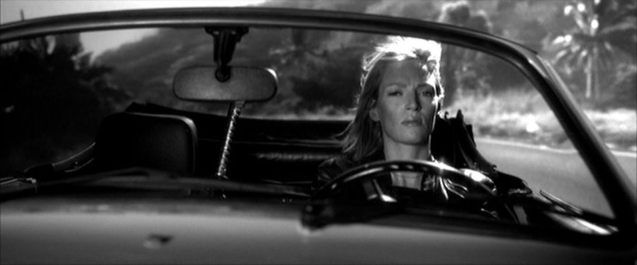Momentul accidentului cu mașina, din timpul filmărilor Kill Bill