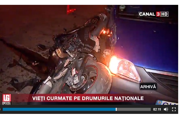 În ultimele 24 de ore, accidentele rutiere au curmat viața a trei persoane. Foto: captură canal3.md