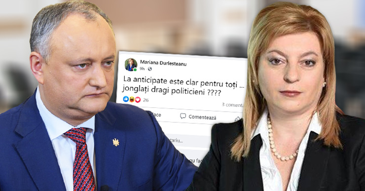 Додон о сообщении Дурлештяну: Она призывала к переговорам. Коллаж: Point.md