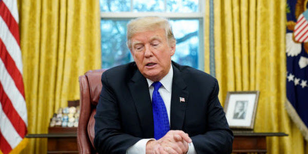 Демократы отказались обсуждать инициативы Трампа до прекращения "шатдауна".