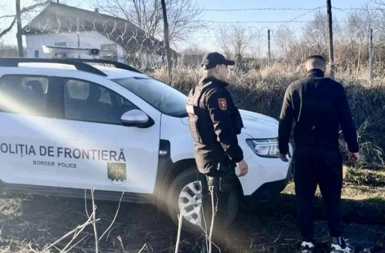 Bărbat observat în zona frontierei, suspectat că ar fi trecut ilegal granița.