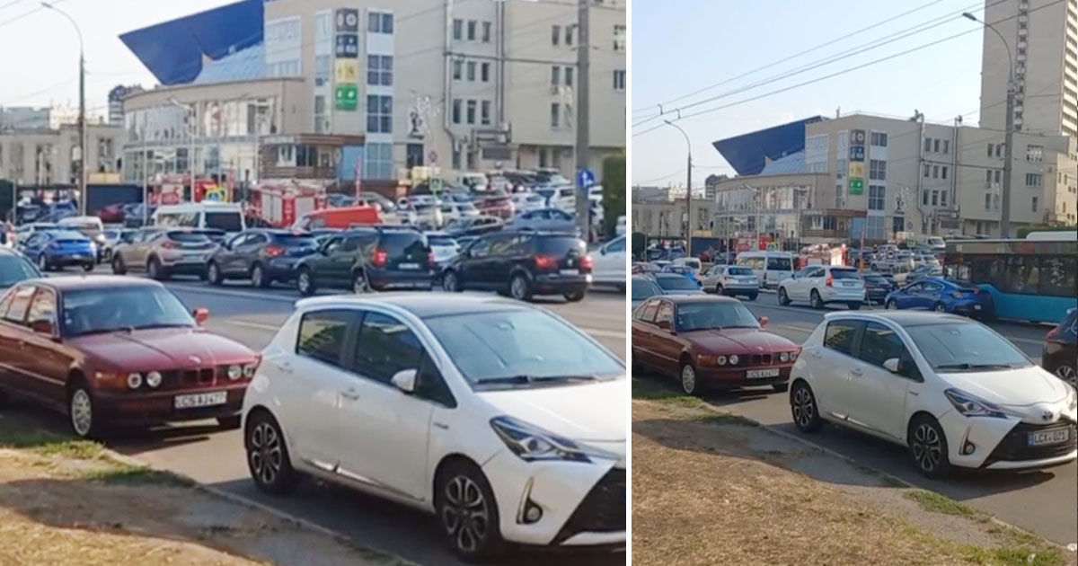 Incendiu la un centru comercial din Capitală.