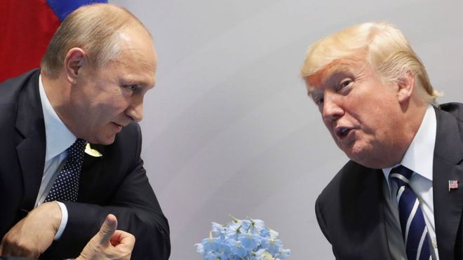 Встреча Путина и Трампа.
