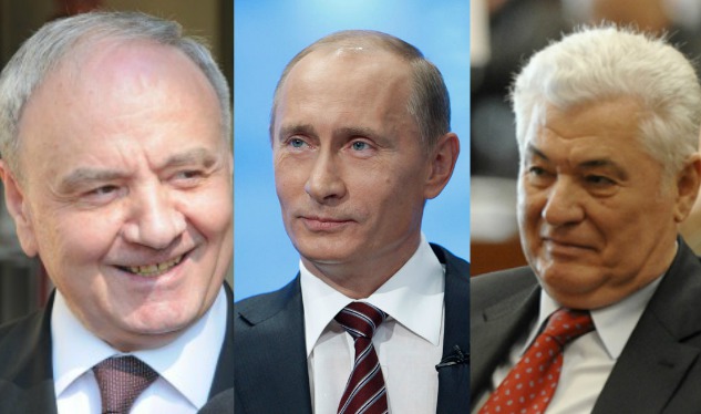 Voronin îi doreşte lui Putin de ziua sa "să-şi realizeze ideile".