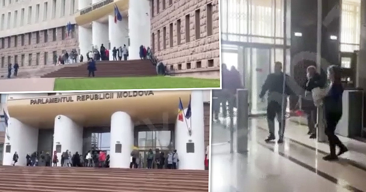 В парламенте сработала пожарная сигнализация: сотрудников эвакуировали.