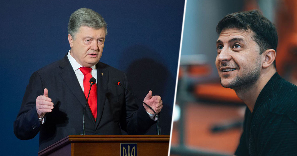 Украинский телеканал перенес обращения Порошенко ради Зеленского.