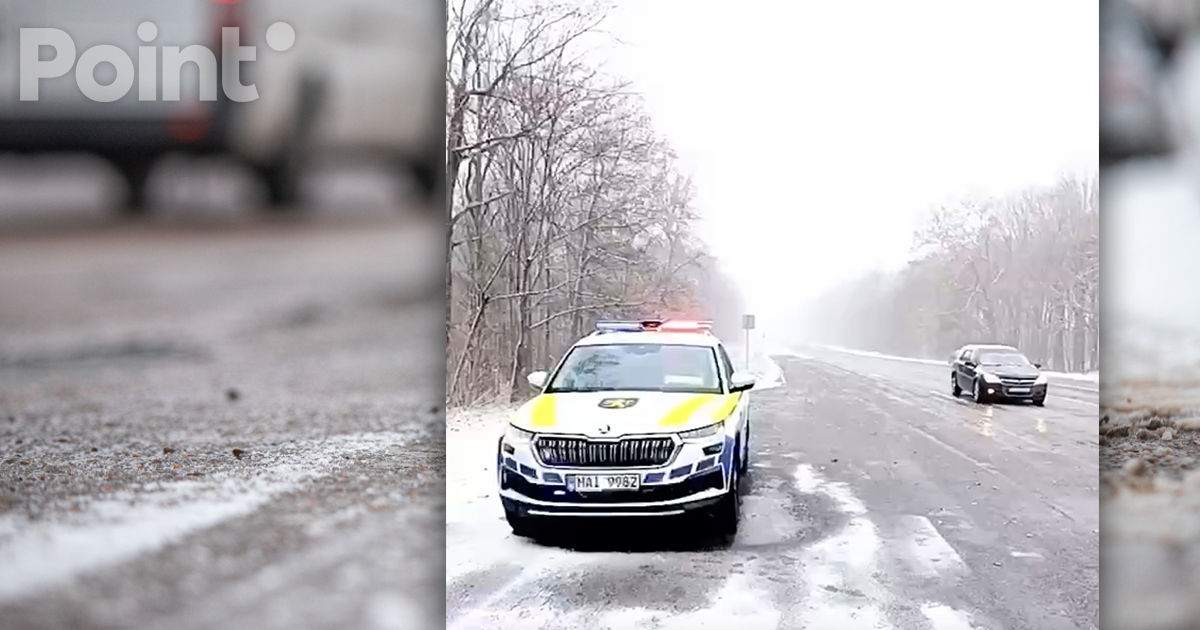 Drumuri acoperite de zăpadă și polei. Poliția avertizează cu privire la riscuri.