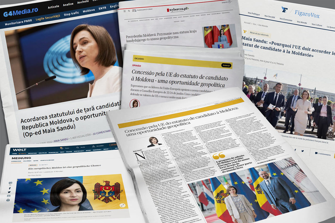 Президент Республики Молдова Майя Санду. 