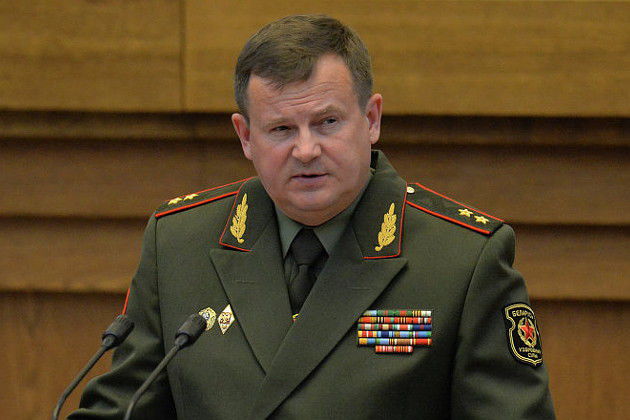 Министр обороны Белоруссии Андрей Равков.