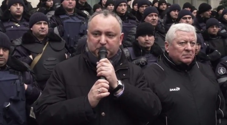 Глава социалистов Игорь Додон.